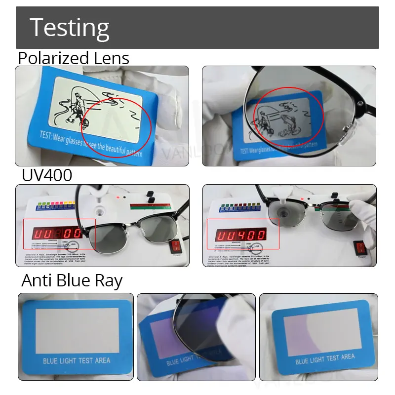 Photochromic Sunglasses With Polarized Lens Spectacle Blue Light