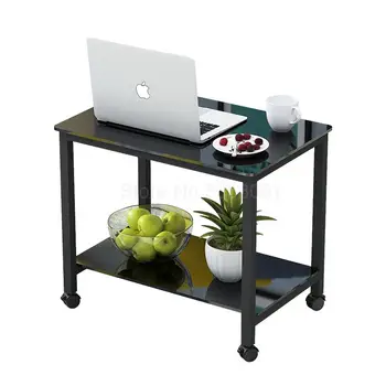 

Simple carbon steel tempered glass small coffee table mobile small table sofa side corner several balcony square table