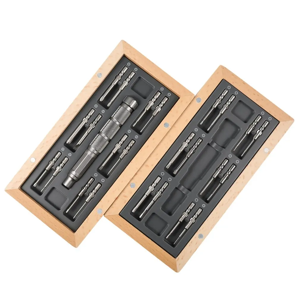

24 in 1 X-mini Precision Screwdriver Bit Set Magnetic Phillips Flathead Hexagon Y0.6 TH0.5 CC2.2 For Phone Repair Screw Driver