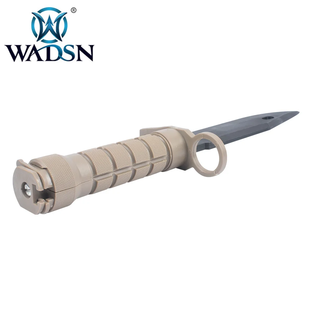 WADSN Тактический тренировочный нож M9 байонетный пластиковый нож и оболочка охотничий спасательный резиновый нож s моделирование с кобурой MP09002
