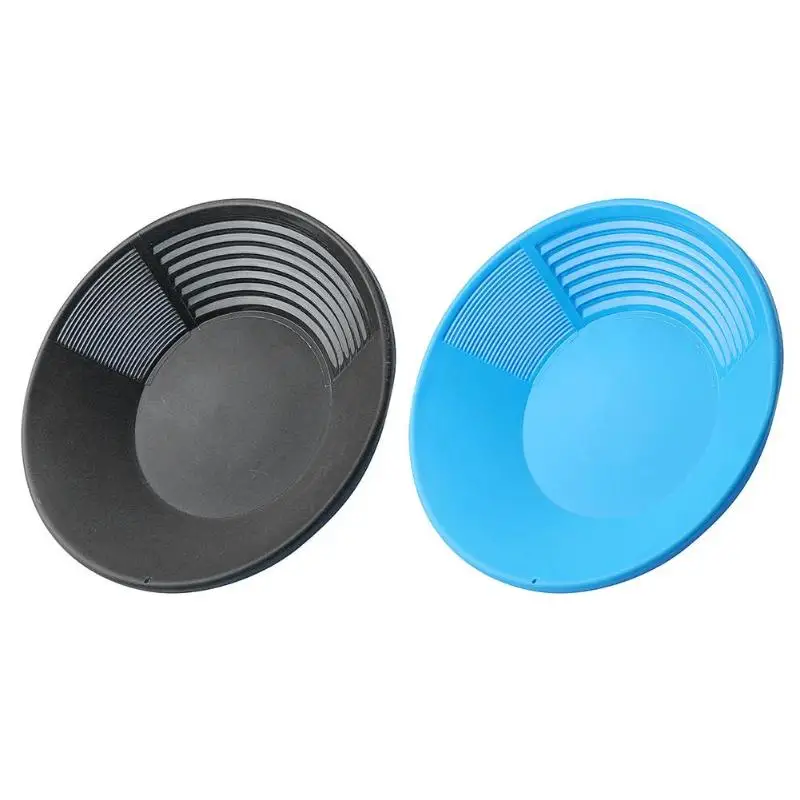 

Plastic Gold Pan Anti-rust Basin Nugget Mining Pan Practical Gold-plated Sheet Dredging Prospecting River Panning Tool