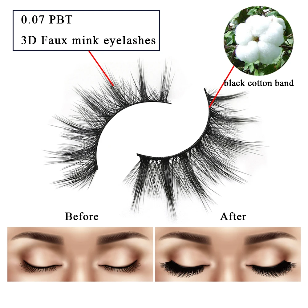 5 пар Friholl. m 3D искусственные норковые ресницы lashes3d оптом поставщик оптом веганские накладные+ Комплект ресниц синтетические шелковые полосы ресниц