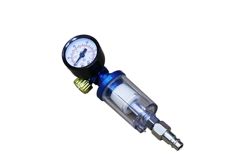 Scratch Spray Gun Air Regulator Gauge & In-line Water Trap Filter Tool spray gun regulator and Mini spray gun Air Filter