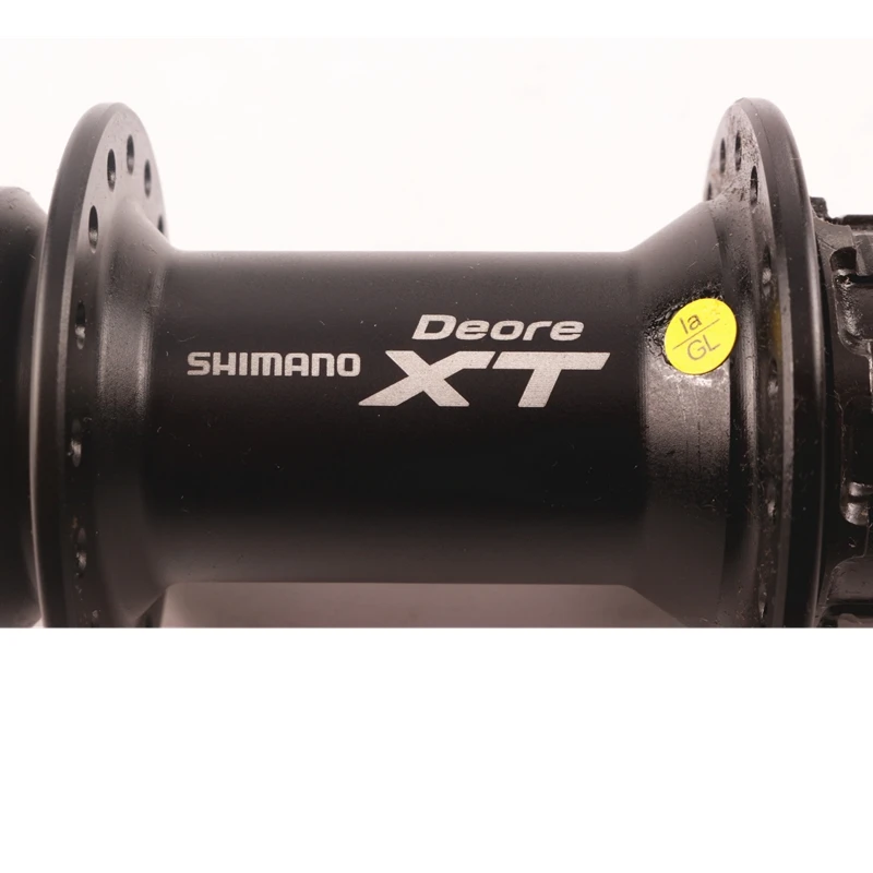 Shimano Deore XT M775 передняя, Задняя Ступица MTB велосипед Центральный замок диск ротор 8/9-speed Hub 32H с быстроразъемным шампуром черная одна пара