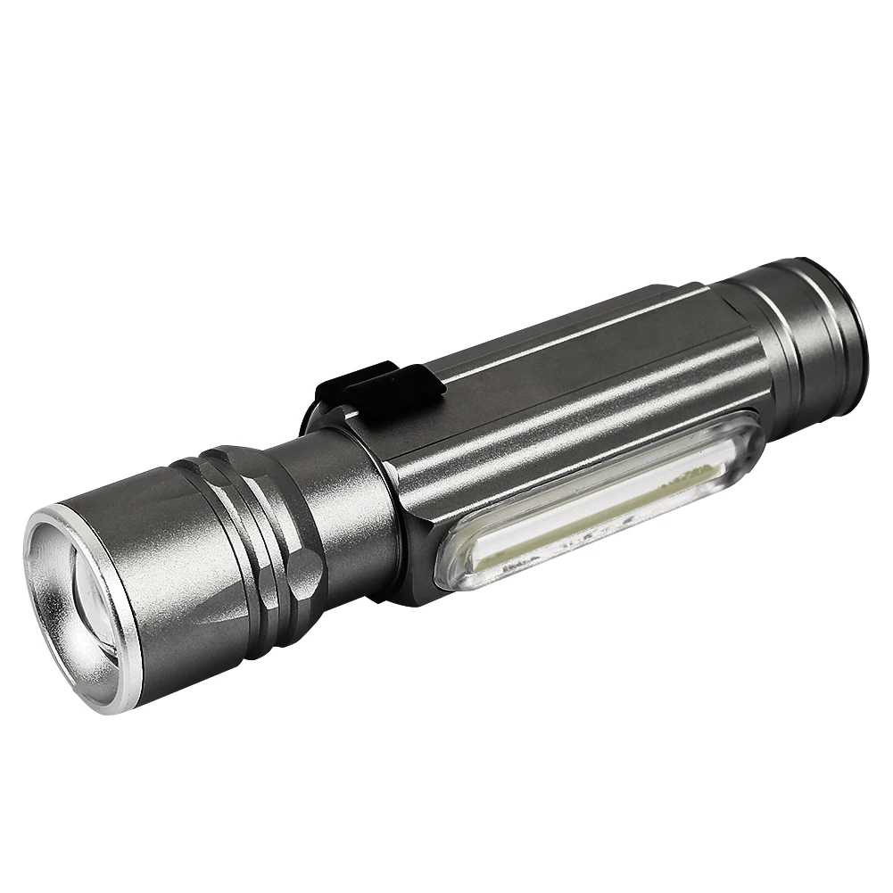 

Stretch Zoom LED Flashlight Camping Tactical Military Portable Emergent Lamp Zoomable 5 Kinds Durable Hiking Torch Super Bright