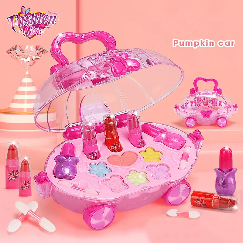 Girls Makeup Set Princess Cosmetics Make Up Washable Kids Pretend Play Toys For Children Toy | Игрушки и хобби