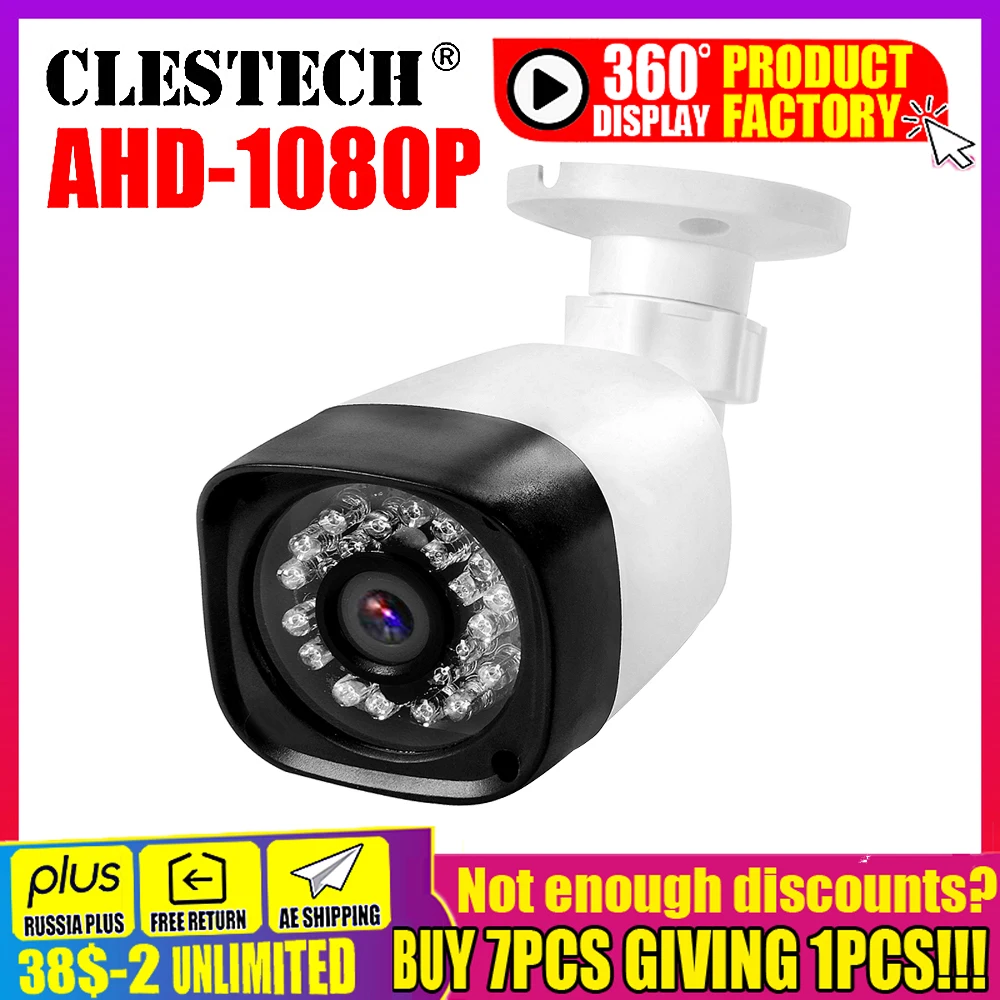 Камера видеонаблюдения HD 3000TVL AHD 1080P 2.0MP Sony IMX323 с датчиком внутри/снаружи ahd n