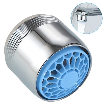 

Universal Faucet Aerator One Touch Switch Tap Sink Chrome Plated Bubbler Kitchen Bathroom Diffuser Easy Install Water Saving
