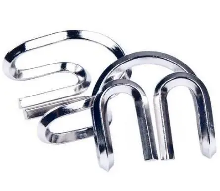 Classic IQ Metal Brain teaser Magic Baffling Puzzles Game Toys for  Children Adults Model  18