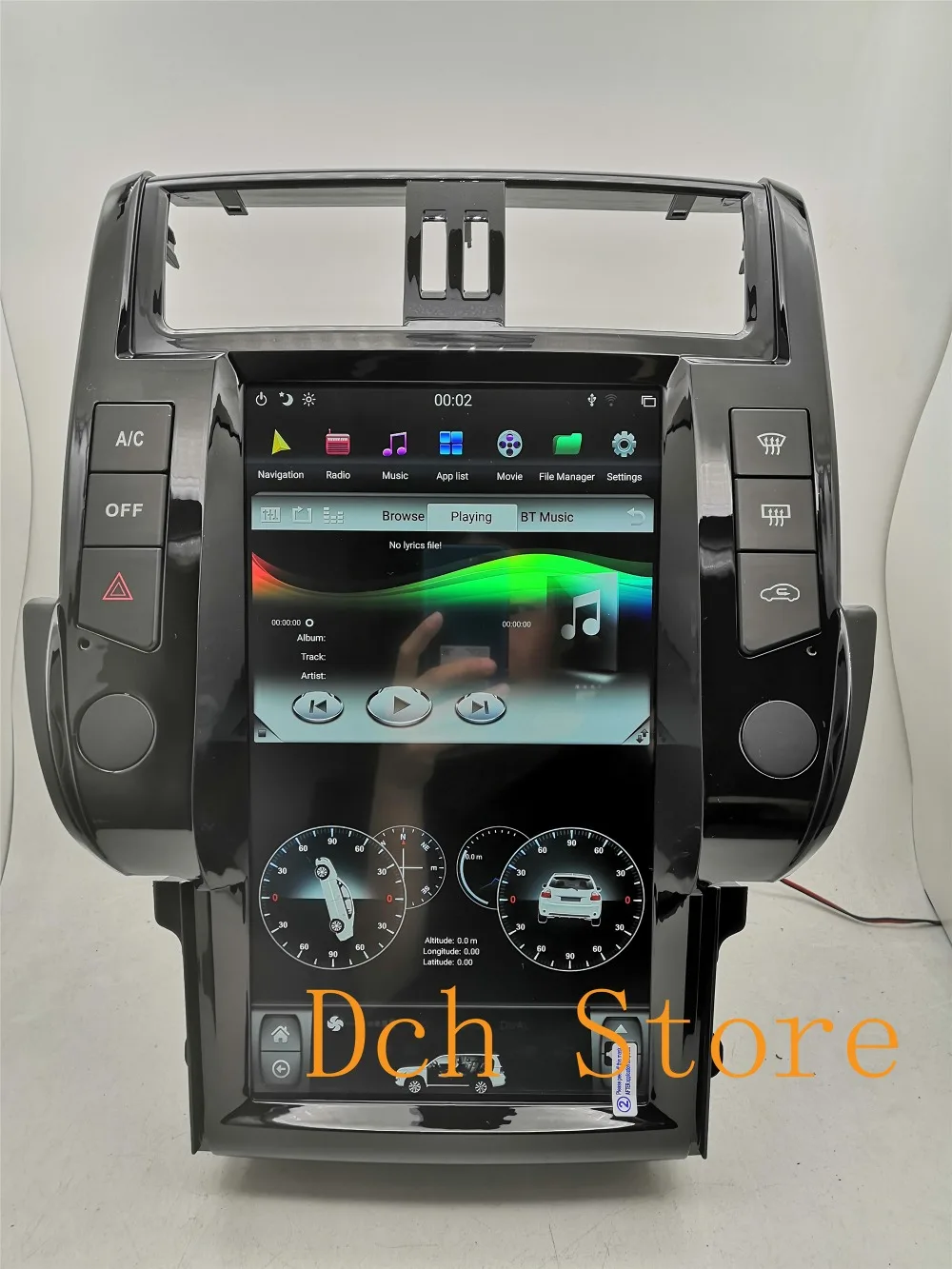 13,6 дюймов Тесла стиль Android 8,1 Автомобильный DVD плеер для Toyota Land Cruiser Prado 150 2010 2011 2012 2013 PX6