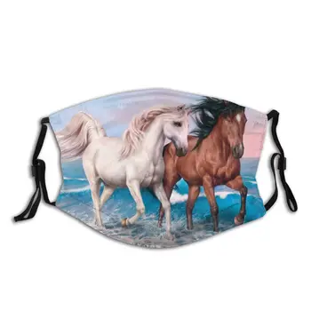 

protective mask with filter Horse anti dust PM2.5 reuse adult teen child girl