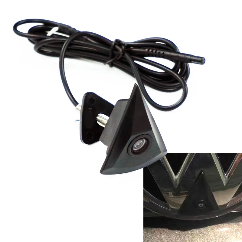 HD CCD Car Front View vehicle Logo Camera for VW GOLF Bora Jetta Touareg Passat Lavida Polo Tiguan EOS GTI installed