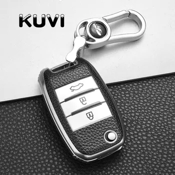 TPU Folding Car Key Cover Protection For KIA Sid Rio Soul Sportage Ceed Sorento Cerato K2 K3 K4 K5 Remote Case Protect Keychain 1