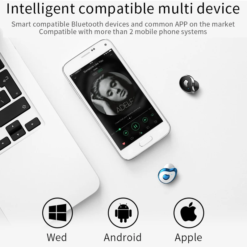 VTIN TOP SE6 Беспроводные Bluetooth 5,0 наушники мини Близнецы наушники стерео Бас шумоподавление Встроенный микрофон спортивные водонепроницаемые басы
