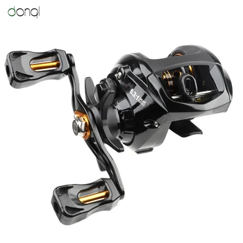 

DONQL Casting Fishing Reel 12BB + 1 Bearing Balls Metal Ultralight Fish Reel 6.3:1 Left Right Hand Fish Wheel Bass Fishing Wheel