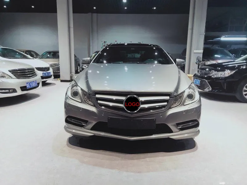 Углеродное волокно красный черный Передний гриль Логотип звезда для Mercedes-Benz C200 E300L A B C E CLA GLA класс значок refiting стикер 18,8 см