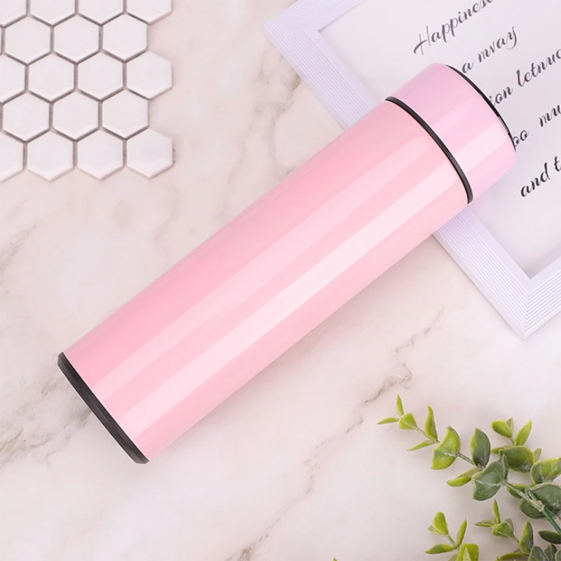 Best New Fashion Smart Mug Temperature Display Stainless Steel Water Thermal Bottle with LCD Contact Screen Waterproof Gift Cup