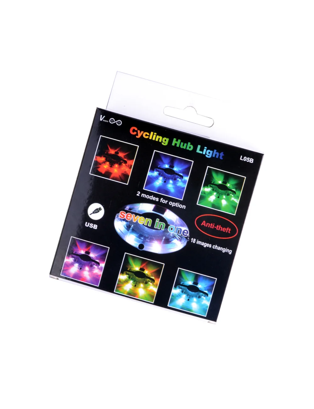 Напрямую от производителя стиль Противоугонная полноцветная USB перезаряжаемая велосипедная Цветочная барабанная лампа D600RA