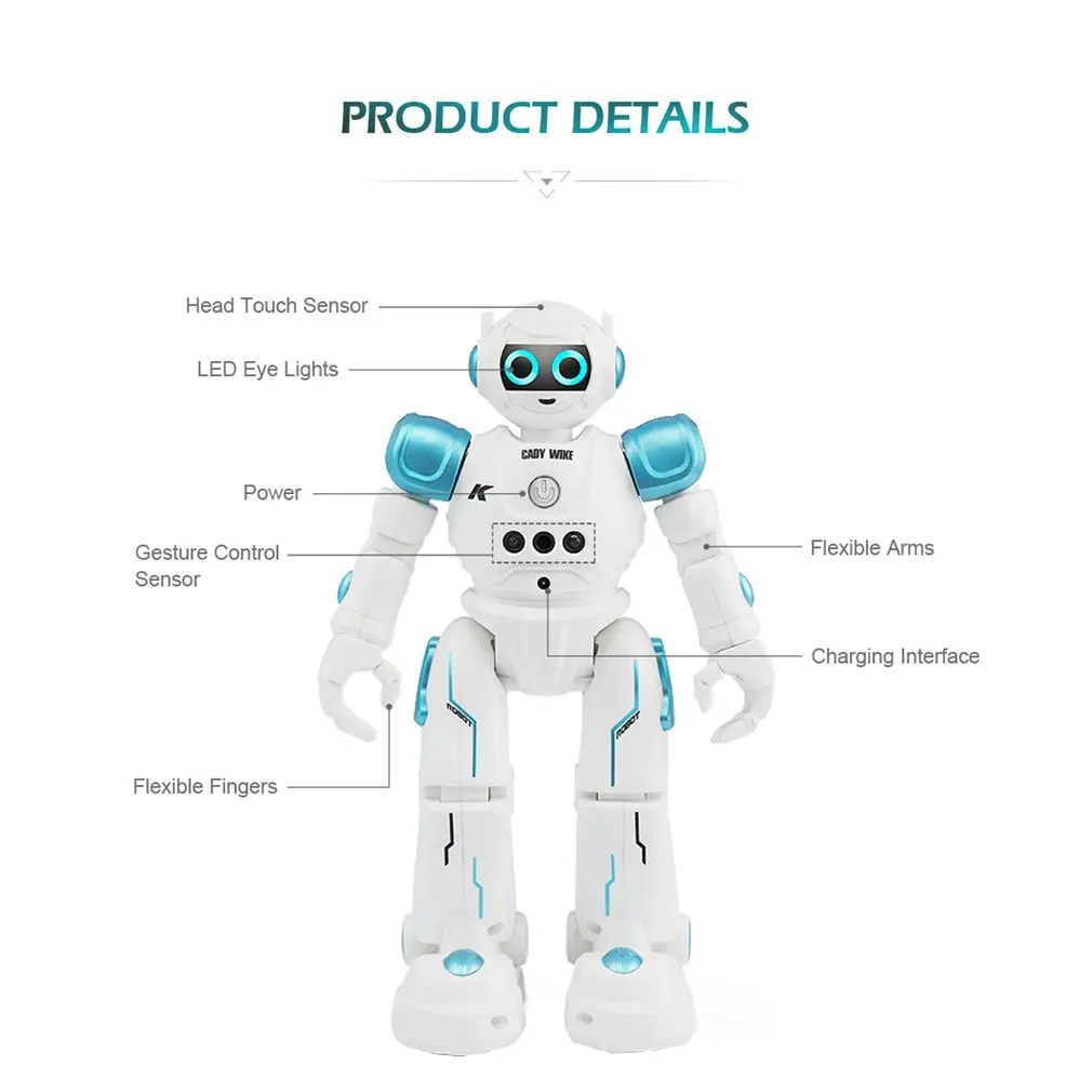 RC Remote Control Robot Smart Action Walk Sing Dance Action Figure Gesture Sensor Toys Gift for children