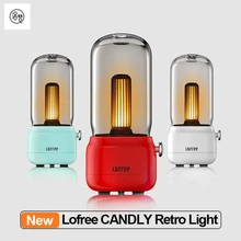 Lofree CANDLY rétro lumière USB charge/support de charge luminosité réglable 1800k lumière LED bougie(China)