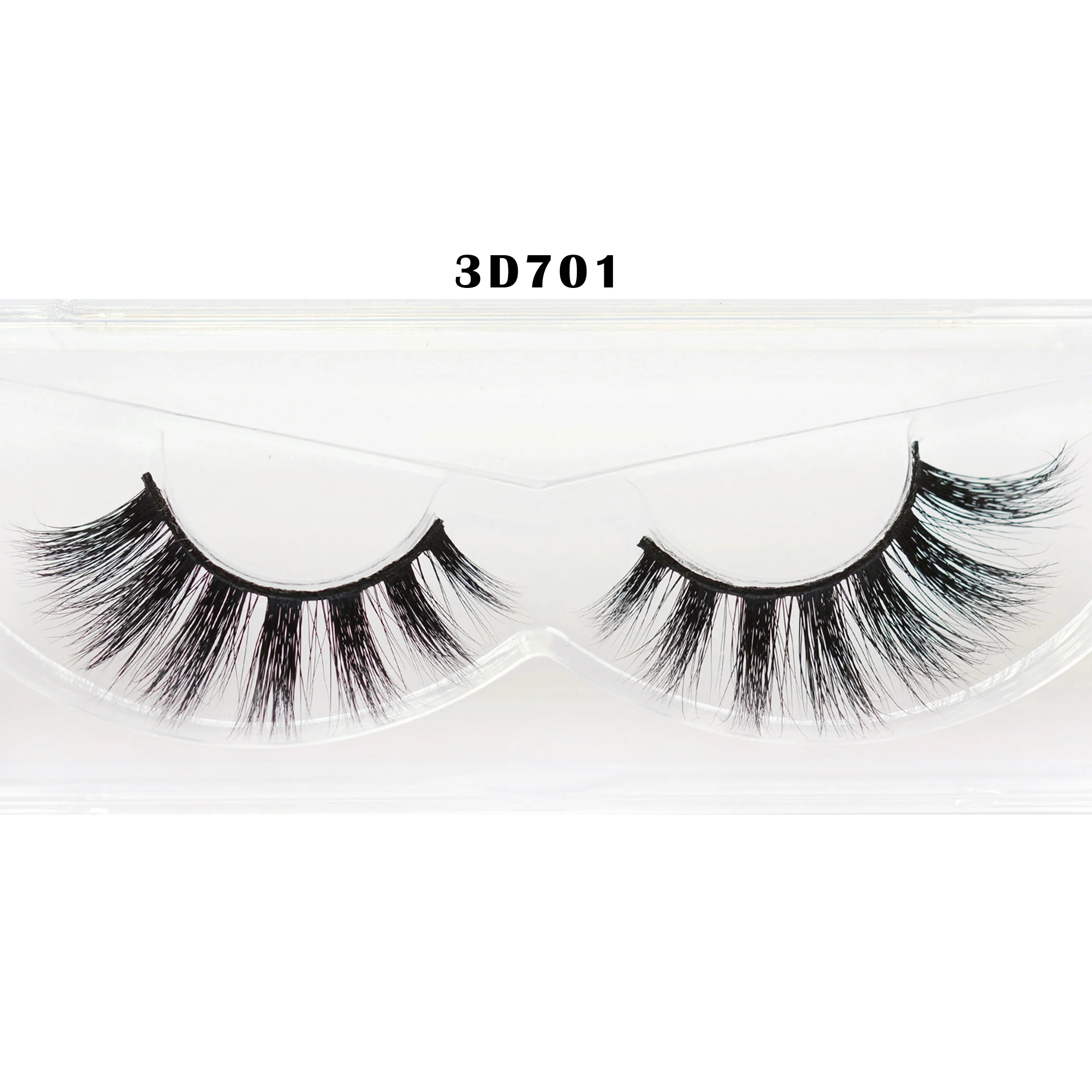 

1 pair Reusable 3D Mink Eyelashes False Eyelashes Natural Dramatic Volume Eyelashes Extension Long Lasting
