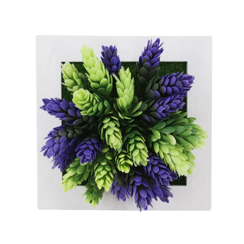 30A Pastic Flower Frames имитация 3D растения настенные Висячие офисные креативные растения фоторамка украшение дома книжный магазин - Цвет: 30A