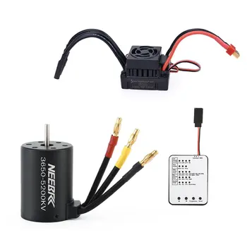 

Surpass Hobby Waterproof 3900KV 4300KV 3100KV 5200KV Brushless Motor with 60A ESC Program Card Combo for 1/10 RC Car