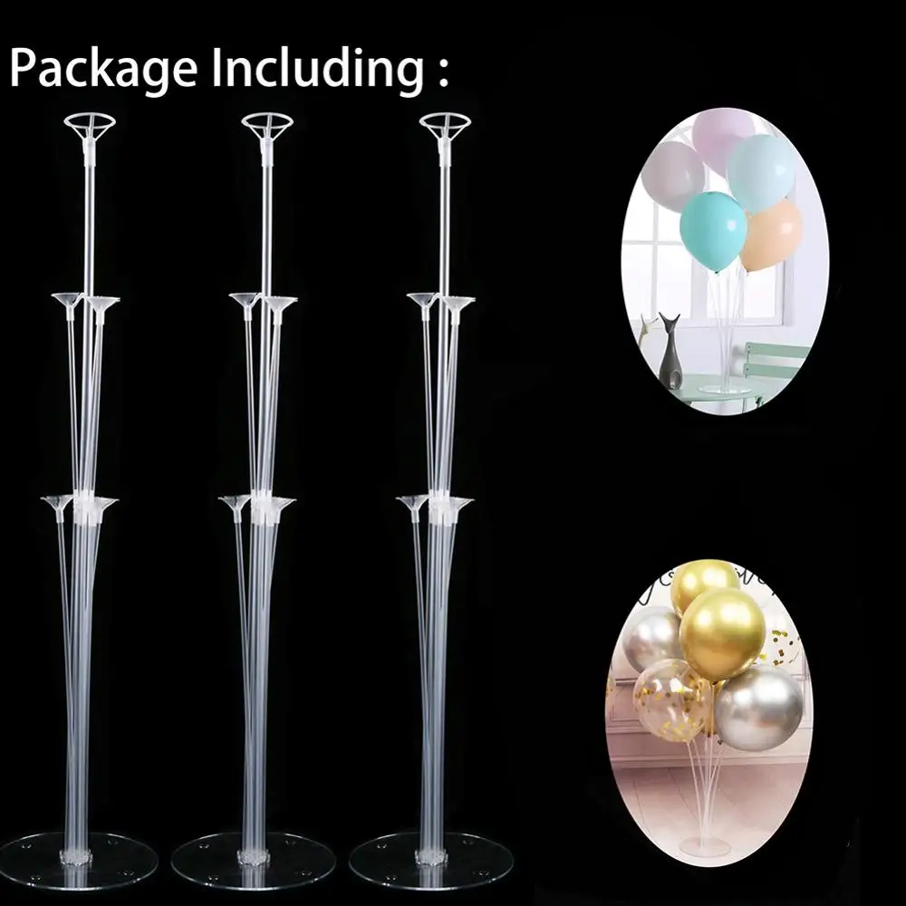  Ballons Accessories Balloon Holder Stand Balloon Arch Chain Sealing Clip Glue Dot Babyshower Weddin