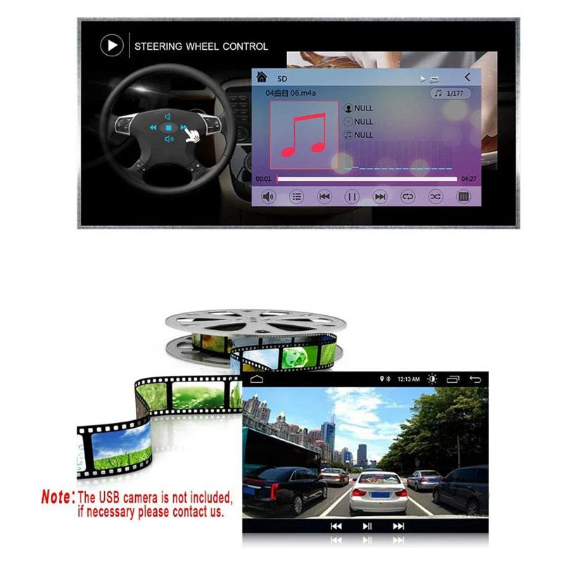 7 дюймов Android 8,1 2+ 32G gps навигация 2 DIN автомобильный DVD радио плеер для Ford Mondeo Focus C-MAX Galaxy Fiesta форма Fusion