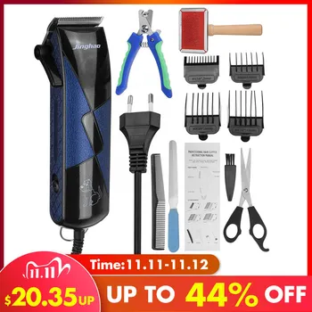 

Electrical Pet Dog Hair Trimmer Shaver 10 In 1 Pet Dog Cat Grooming Clipper Kit 220V Ultra Quiet Grooming Pets Hair Cut Machine