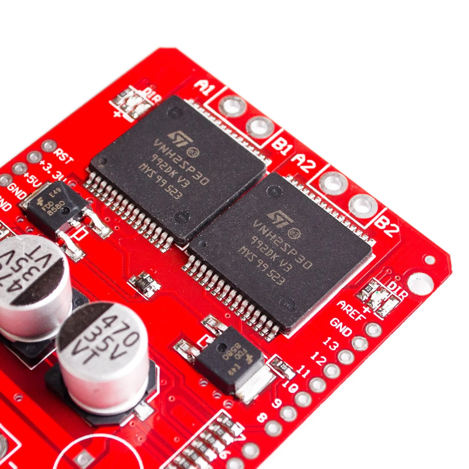 2 шт./лот monster moto shield vnh3sp30 шаговый модуль драйвера двигателя высокий ток 30A