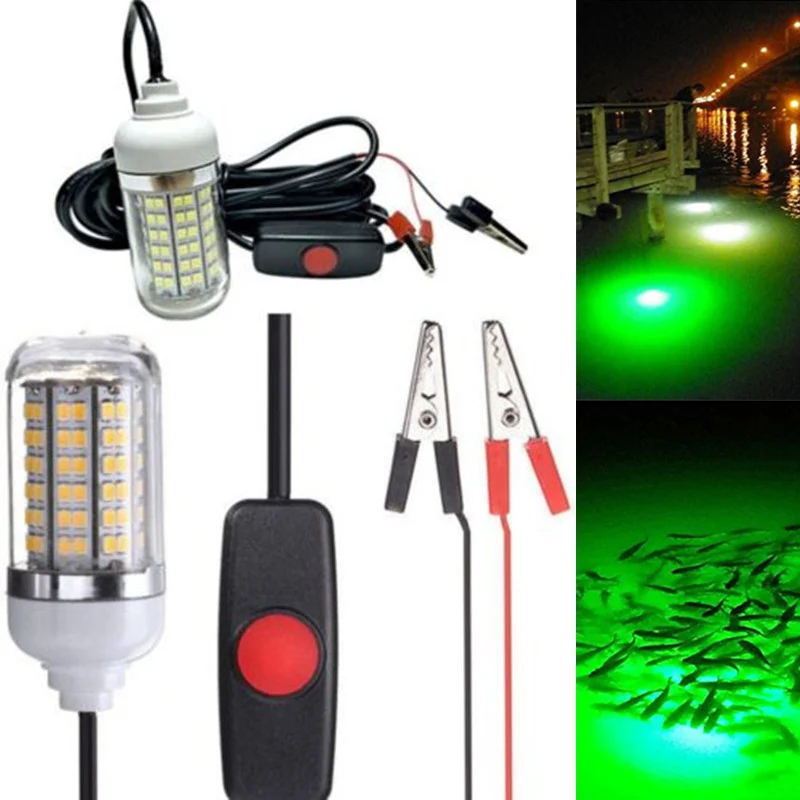 HOT Deep Drop Fishing Light LED Lure Bait Lamp Underwater Waterproof for Night Fishing TI99