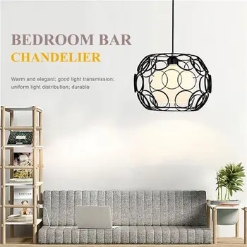 

Promotion! Black Vintage Industrial Ceiling Lamp Vintage Chandelier Cafe Bar Restaurant Lights Simple Creative Lamps Nordic Dini