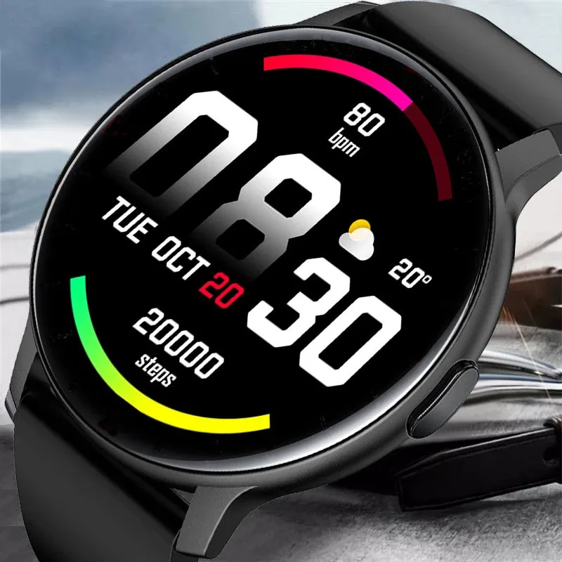 New Smartwatch Xiaomi Huawei Sport Fitness Tracker Watches IP68 Waterproof Bluetooth Call Heart Rate Monitor Smart Watch Men | Электроника