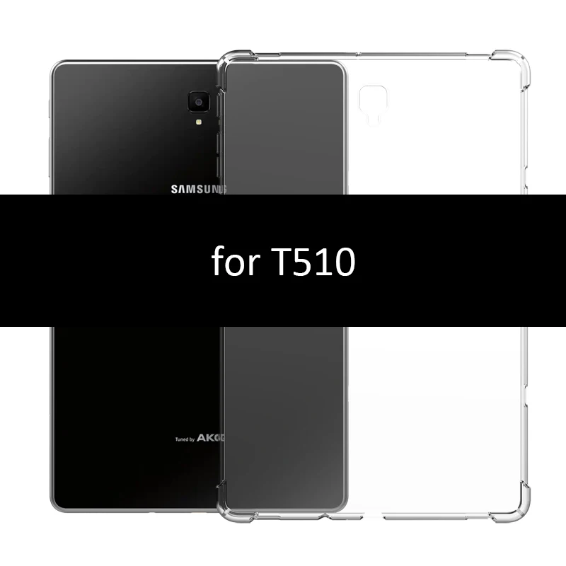 for T510 Силиконовый мягкий чехол для samsung Galaxy Tab, чехол GOLP прозрачный мягкий TPU чехол для samsung S4 S5E P200 T510 T720 T590 T830 - Цвет: for T510
