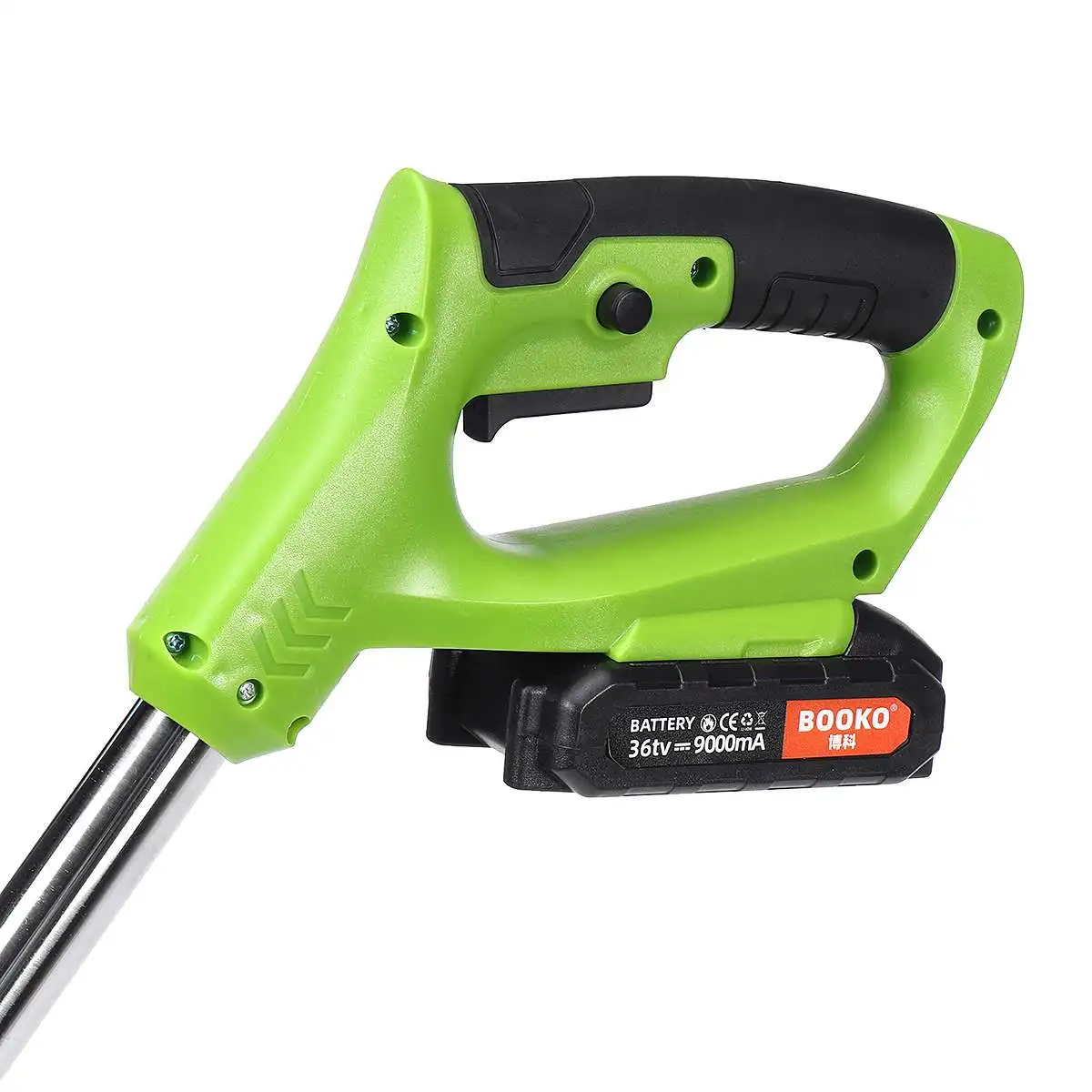 36Vf 1680W Electric Grass Trimmer with 2 Batteries Length Adjustable Garden Pruning Cutter Tools Wireless Cordless Lawn Mower