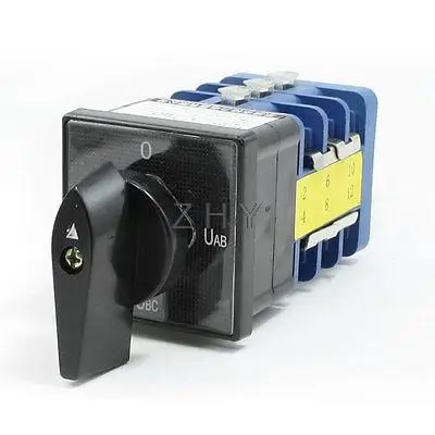 

Rotary Handle 12 Terminals 4 Position Universal Combination Cam Switch