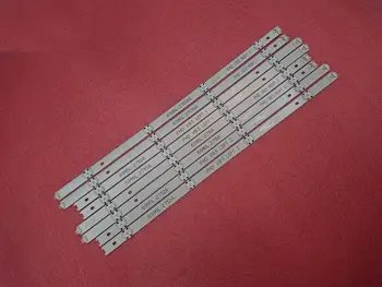 

New 5set=40 PCS LED strip for LG 49LH570V 49LF5100 49LJ5100 49LH590V 49LH570V UE49K6300AK 6916L-2709A 2710A 6916L-2711A 2712A