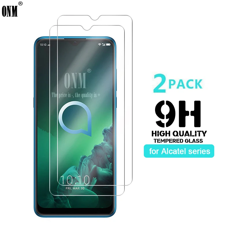 Закаленное стекло для Alcatel 3 3x1S 1X 1V 3L 2019 защита экрана 9H закаленное 3X 3V 5V 2018 * 2