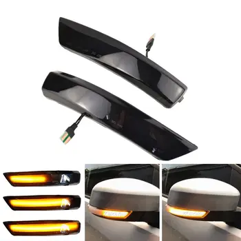 

2pcs Dynamic Turn Signal Light LED Side Wing Rearview Mirror Indicator Blinker Light For Ford Focus 2 3 Mk2 Mk3 Mondeo Mk4