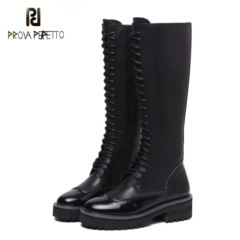 Ботинки на шнуровке женские кожаные армейские ботинки из лакированной кожи для