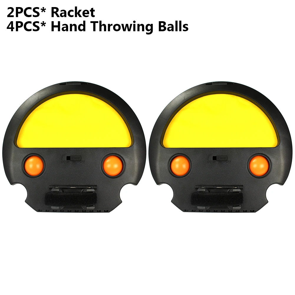 

1 Pair Fitness Outdoor Fun Hand Throw Racket Catch Ball Kids Gift Kindergarten Family Game Training Sports Toy Interactive