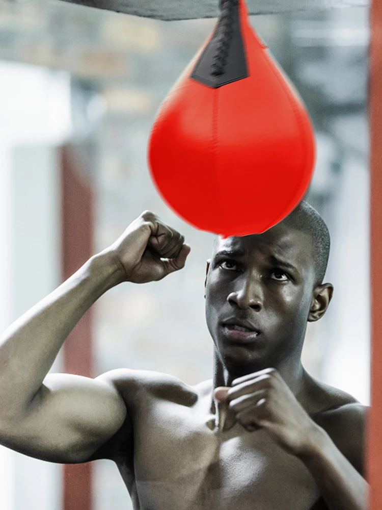 Boxing Speed Ball 1Pc Swivel + Speed Ball Fitness Boxing Pear Speed Ball Set for Thai Reflex Boxing MMA