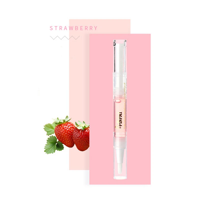 strawberry Новое Масло для кутикулы, питательная ручка для ногтей, увлажняющая влажная обработка ногтей, защита, инструменты для макияжа CTN88 - Цвет: strawberry