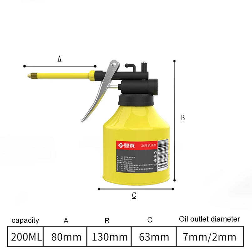 GANCHUN, 350 мл, распылитель для масляных баллонов, масляный насос, масленка, шланг, смазочный пистолет, машина для смазки, Аэрограф, инструмент для ручного ремонта