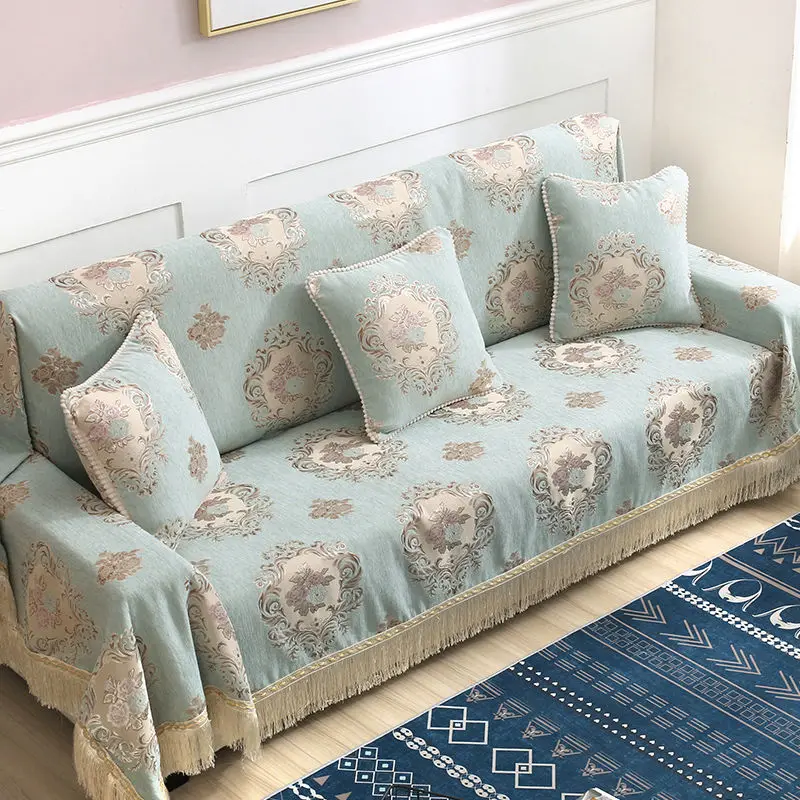 Секционные Чехлы для дивана домашний текстиль с двумя сиденьями европейские