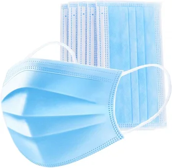 

Ship within 12 hours 3-layers mask 50pcs Face Mouth Masks Non Woven Disposable Anti-Dust Meltblown cloth Masks Earloops Masks