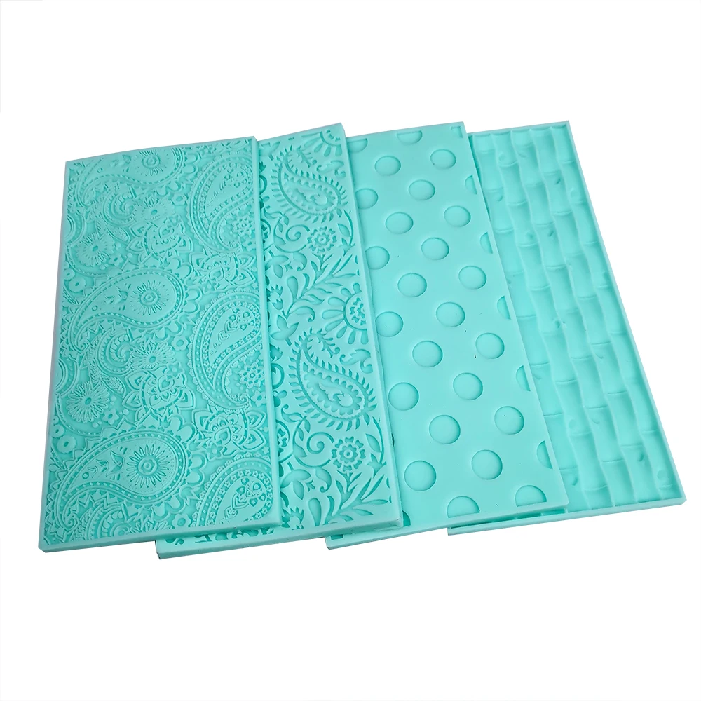 Moldes De Silicona Para Postres 2 Piezas - Con Diseño De Encaje, Antiadherentes Y Reutilizables