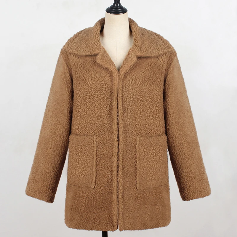 Brown Sfit модные флисовые куртки для женщин с капюшоном с длинным рукавом мягкая полная молния флисовое пальто для улицы теплая зимняя парка пальто - Цвет: Brown