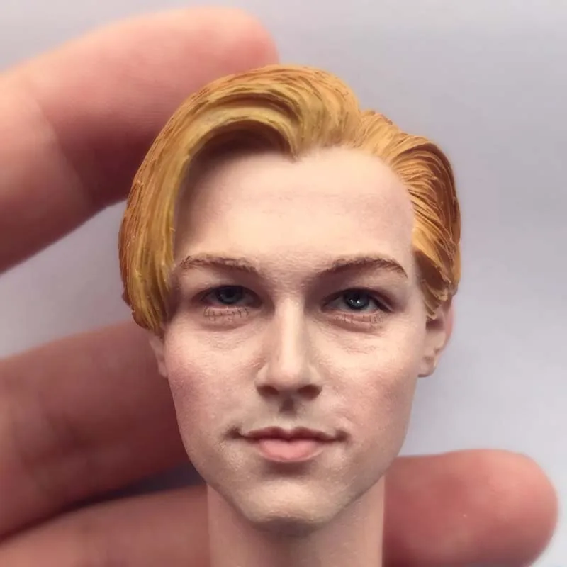 1/6 Scale Jack Dawson Head Sculpt TITANIC Leonardo DiCaprio Young Handsome  Guy Head Carving Model Toy Figure